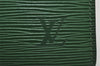 Authentic Louis Vuitton Epi Trousse Crete Clutch Bag Green M48407 LV Junk 1513I