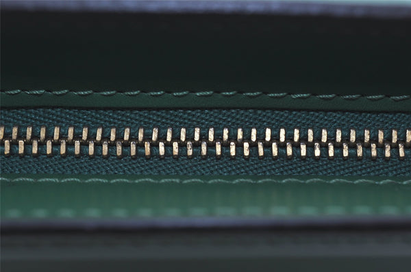 Authentic Louis Vuitton Epi Trousse Crete Clutch Bag Green M48407 LV Junk 1513I