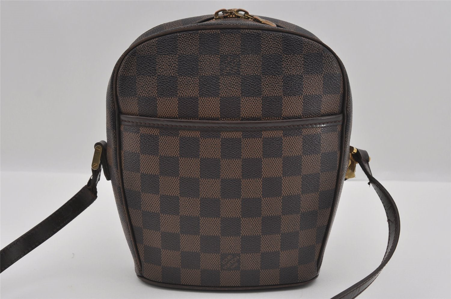 Authentic Louis Vuitton Damier Ipanema PM Shoulder Cross Bag N51294 Junk 1514I