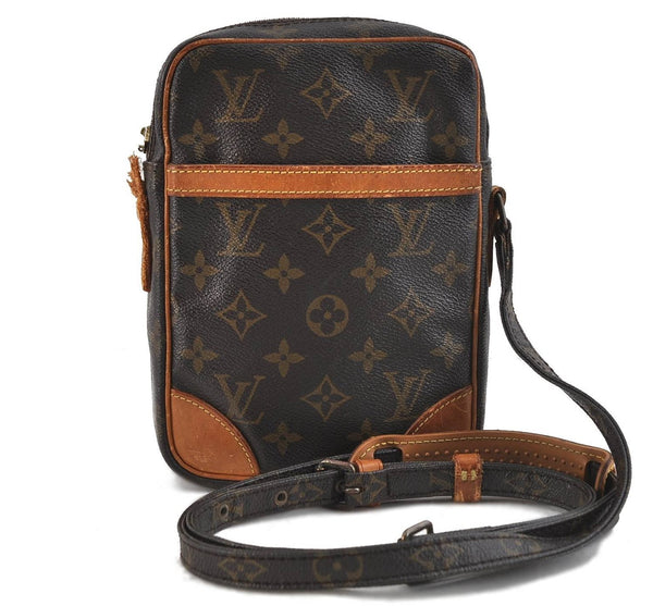 Authentic Louis Vuitton Monogram Danube Shoulder Cross Bag M45266 LV Junk 1515D