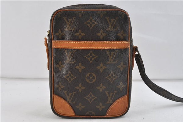 Authentic Louis Vuitton Monogram Danube Shoulder Cross Bag M45266 LV Junk 1515D