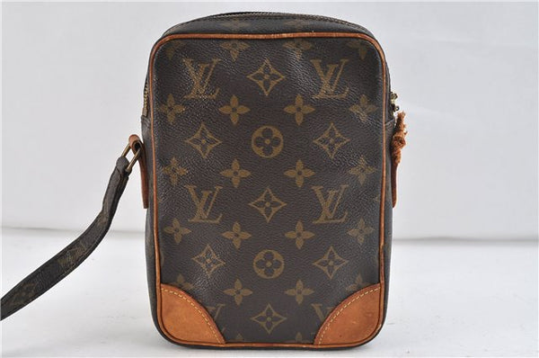 Authentic Louis Vuitton Monogram Danube Shoulder Cross Bag M45266 LV Junk 1515D