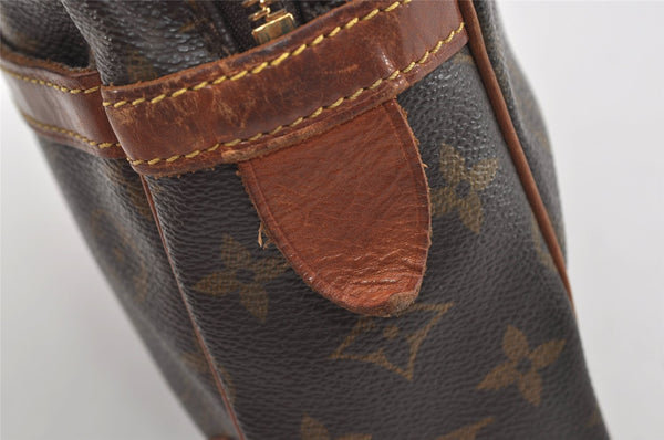 Authentic Louis Vuitton Monogram Compiegne 28 Clutch Hand Bag M51845 LV 1515I