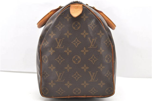 Authentic Louis Vuitton Monogram Speedy 35 Hand Bag M41524 LV 1516D