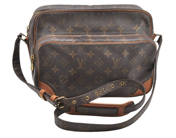 Authentic Louis Vuitton Monogram Nile Shoulder Cross Body Bag M45244 LV 1516I