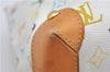 Auth Louis Vuitton Monogram Multicolor Audra Tote Hand Bag White M40047 LV 1517F