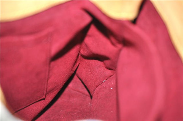 Auth Louis Vuitton Monogram Multicolor Audra Tote Hand Bag White M40047 LV 1517F