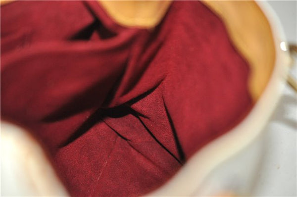 Auth Louis Vuitton Monogram Multicolor Audra Tote Hand Bag White M40047 LV 1517F