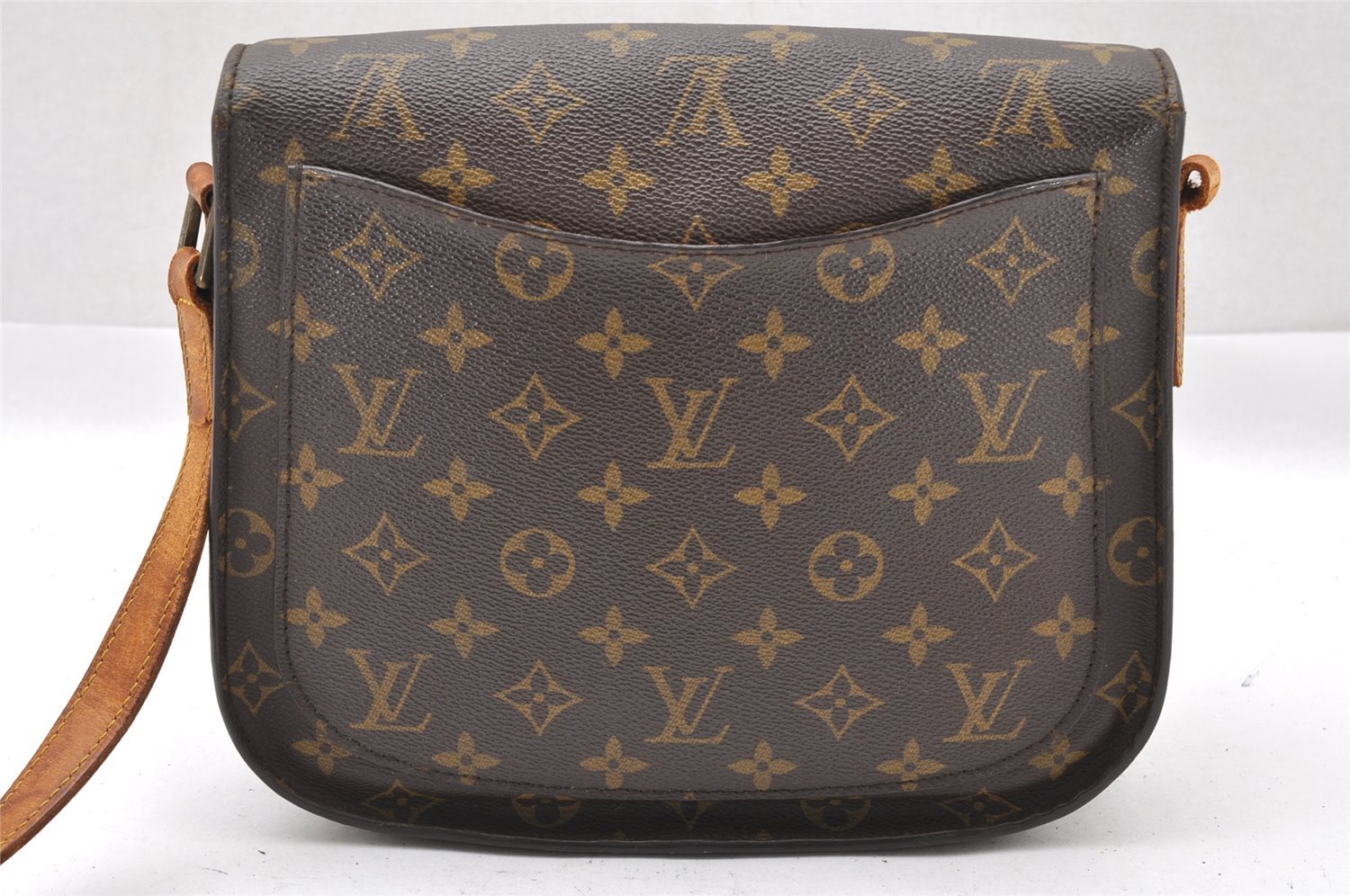 Auth Louis Vuitton Monogram Saint Cloud GM M51242 Shoulder Cross Bag Junk 1518I