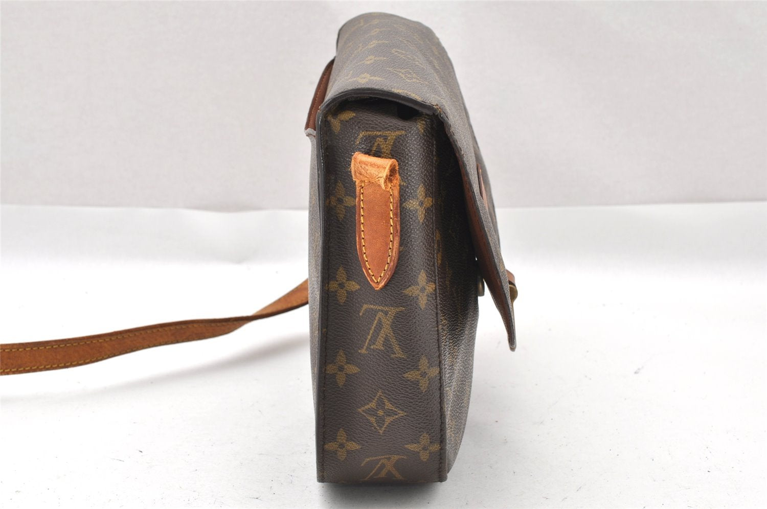 Auth Louis Vuitton Monogram Saint Cloud GM M51242 Shoulder Cross Bag Junk 1518I