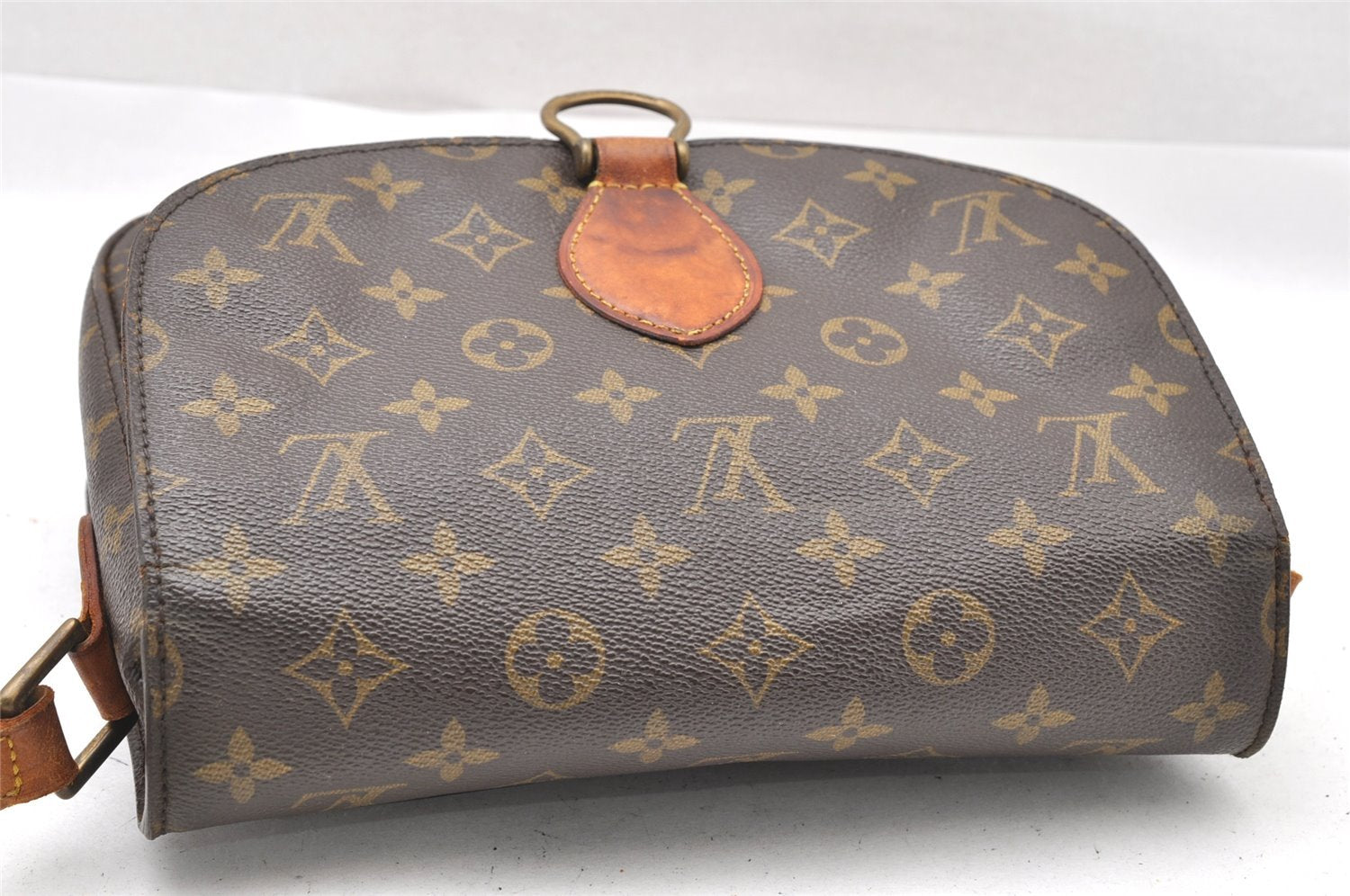 Auth Louis Vuitton Monogram Saint Cloud GM M51242 Shoulder Cross Bag Junk 1518I