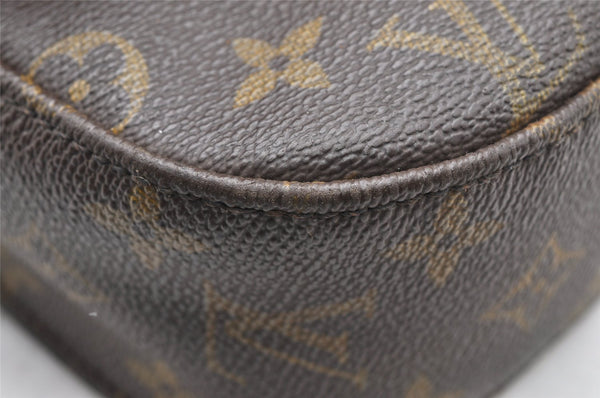 Auth Louis Vuitton Monogram Saint Cloud GM M51242 Shoulder Cross Bag Junk 1518I