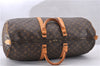 Authentic Louis Vuitton Monogram Keepall 55 Travel Boston Bag M41424 LV 1519F