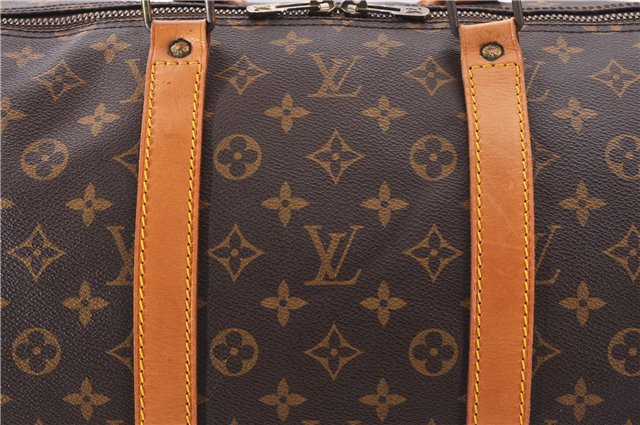 Authentic Louis Vuitton Monogram Keepall 55 Travel Boston Bag M41424 LV 1519F