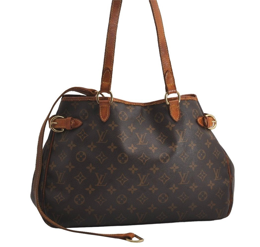 Auth Louis Vuitton Monogram Batignolles Horizontal Tote Bag M51154 LV Junk 1519I