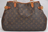 Auth Louis Vuitton Monogram Batignolles Horizontal Tote Bag M51154 LV Junk 1519I