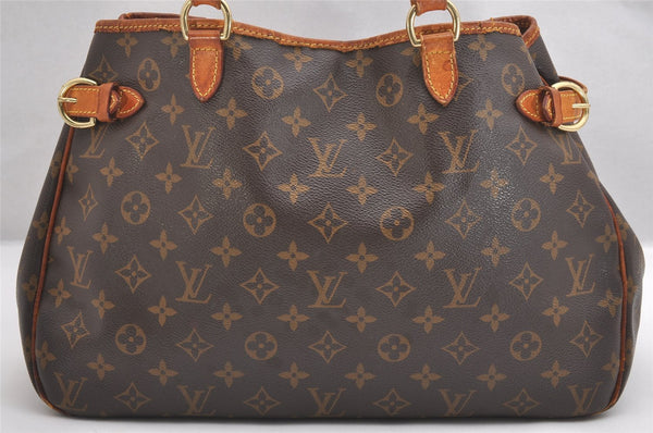 Auth Louis Vuitton Monogram Batignolles Horizontal Tote Bag M51154 LV Junk 1519I