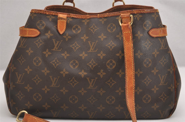 Auth Louis Vuitton Monogram Batignolles Horizontal Tote Bag M51154 LV Junk 1519I