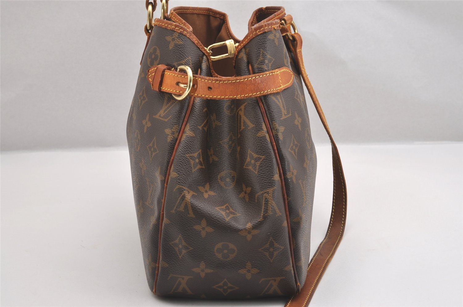 Auth Louis Vuitton Monogram Batignolles Horizontal Tote Bag M51154 LV Junk 1519I