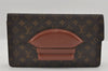 Authentic Louis Vuitton Monogram Chaillot Clutch Bag M51788 LV 1520I
