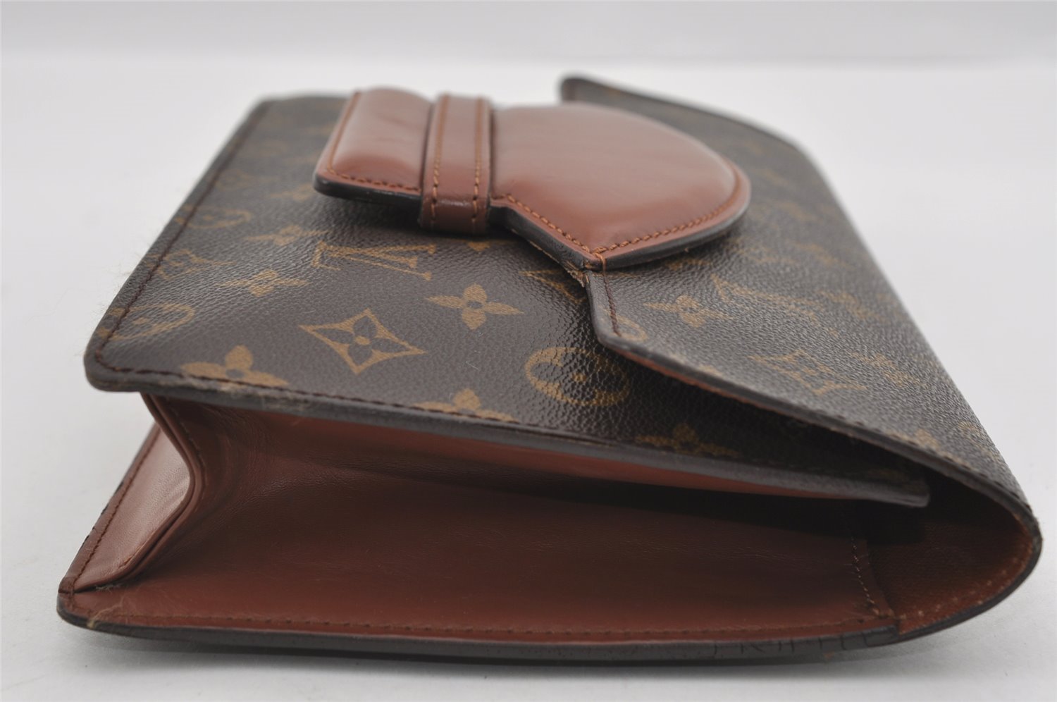 Authentic Louis Vuitton Monogram Chaillot Clutch Bag M51788 LV 1520I