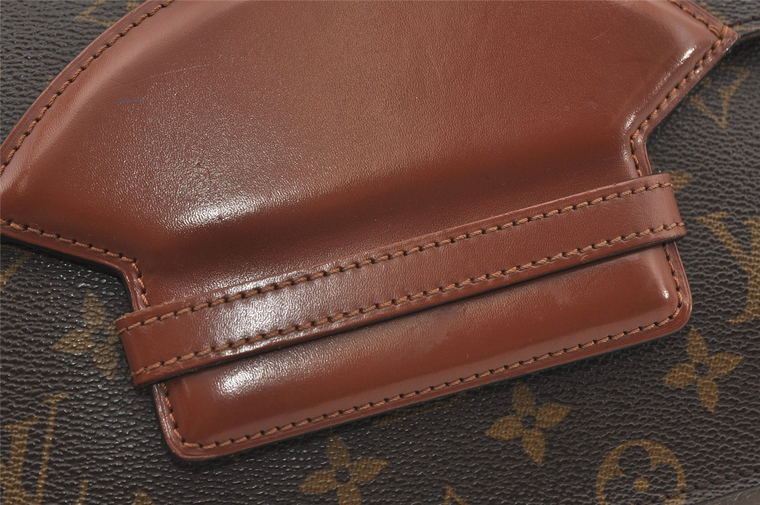 Authentic Louis Vuitton Monogram Chaillot Clutch Bag M51788 LV 1520I