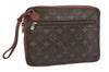 Authentic Louis Vuitton Monogram Pochette Sport Clutch Hand Bag Old Model 1521I