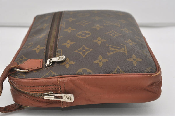 Authentic Louis Vuitton Monogram Pochette Sport Clutch Hand Bag Old Model 1521I