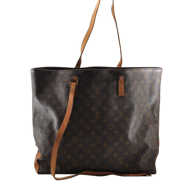 Authentic Louis Vuitton Monogram Cabas Alto Shoulder Tote Bag M51152 Junk 1522I