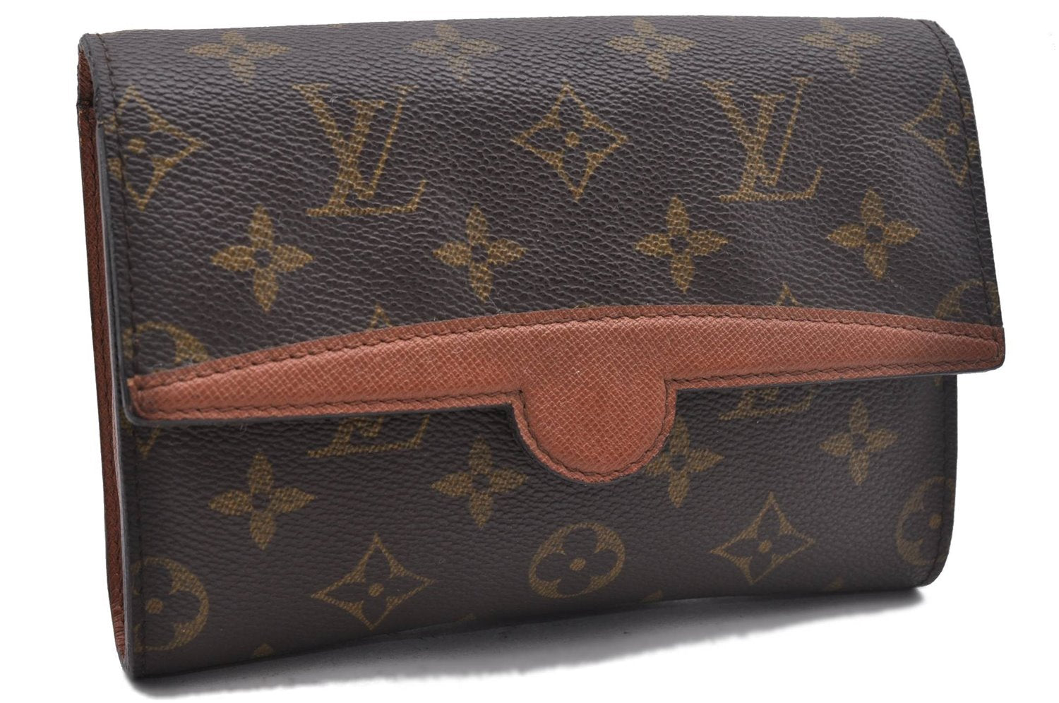 Authentic Louis Vuitton Monogram Pochette Arche Pouch Waist Bag M51975 LV 1523D