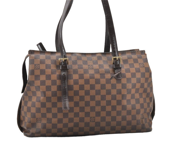 Authentic Louis Vuitton Damier Chelsea Shoulder Tote Bag N51119 LV 1523I