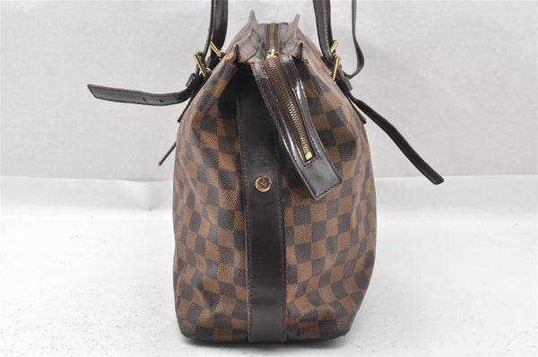 Authentic Louis Vuitton Damier Chelsea Shoulder Tote Bag N51119 LV 1523I