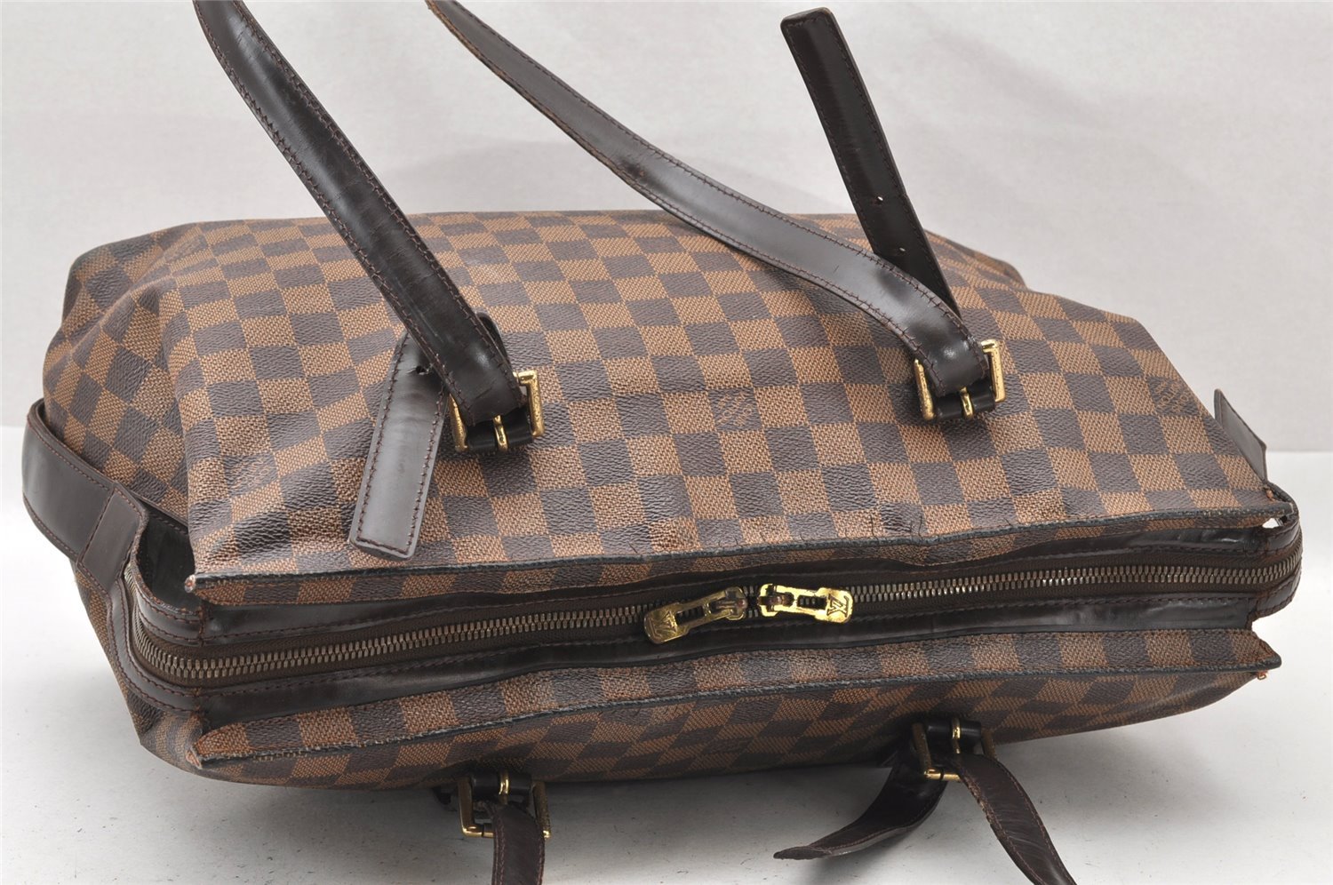 Authentic Louis Vuitton Damier Chelsea Shoulder Tote Bag N51119 LV 1523I