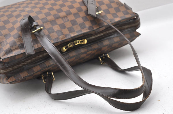 Authentic Louis Vuitton Damier Chelsea Shoulder Tote Bag N51119 LV 1523I