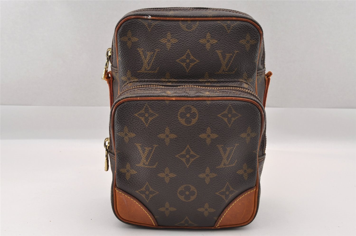 Authentic Louis Vuitton Monogram Amazone Shoulder Cross Bag M45236 LV Junk 1524I