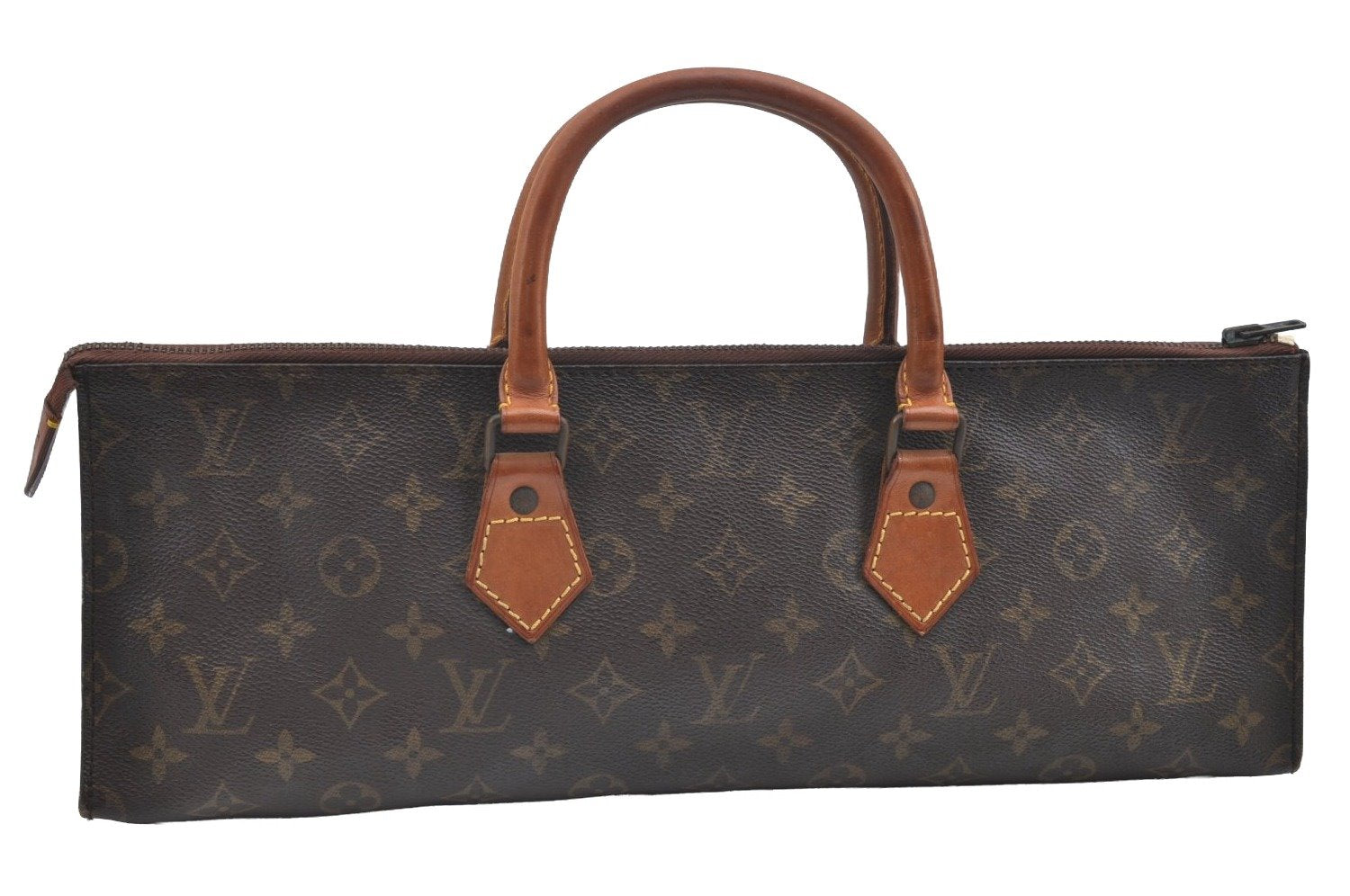 Authentic Louis Vuitton Monogram Sac Trico Hand Bag Old Model LV 1526I