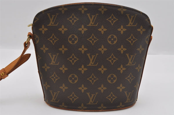 Authentic Louis Vuitton Monogram Drouot Shoulder Cross Bag M51290 Junk 1527I