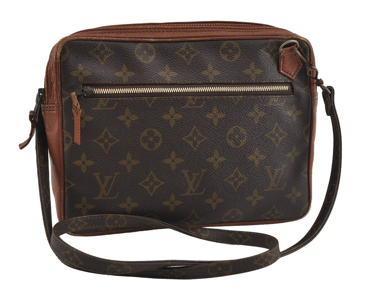 Authentic Louis Vuitton Monogram Shoulder Cross Body Bag Old Model LV 1528I