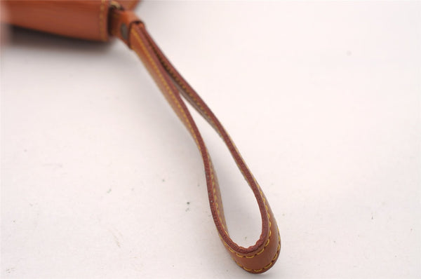 Auth Louis Vuitton Epi Pochette Sellier Dragonne Clutch Bag M52618 Brown 1529I