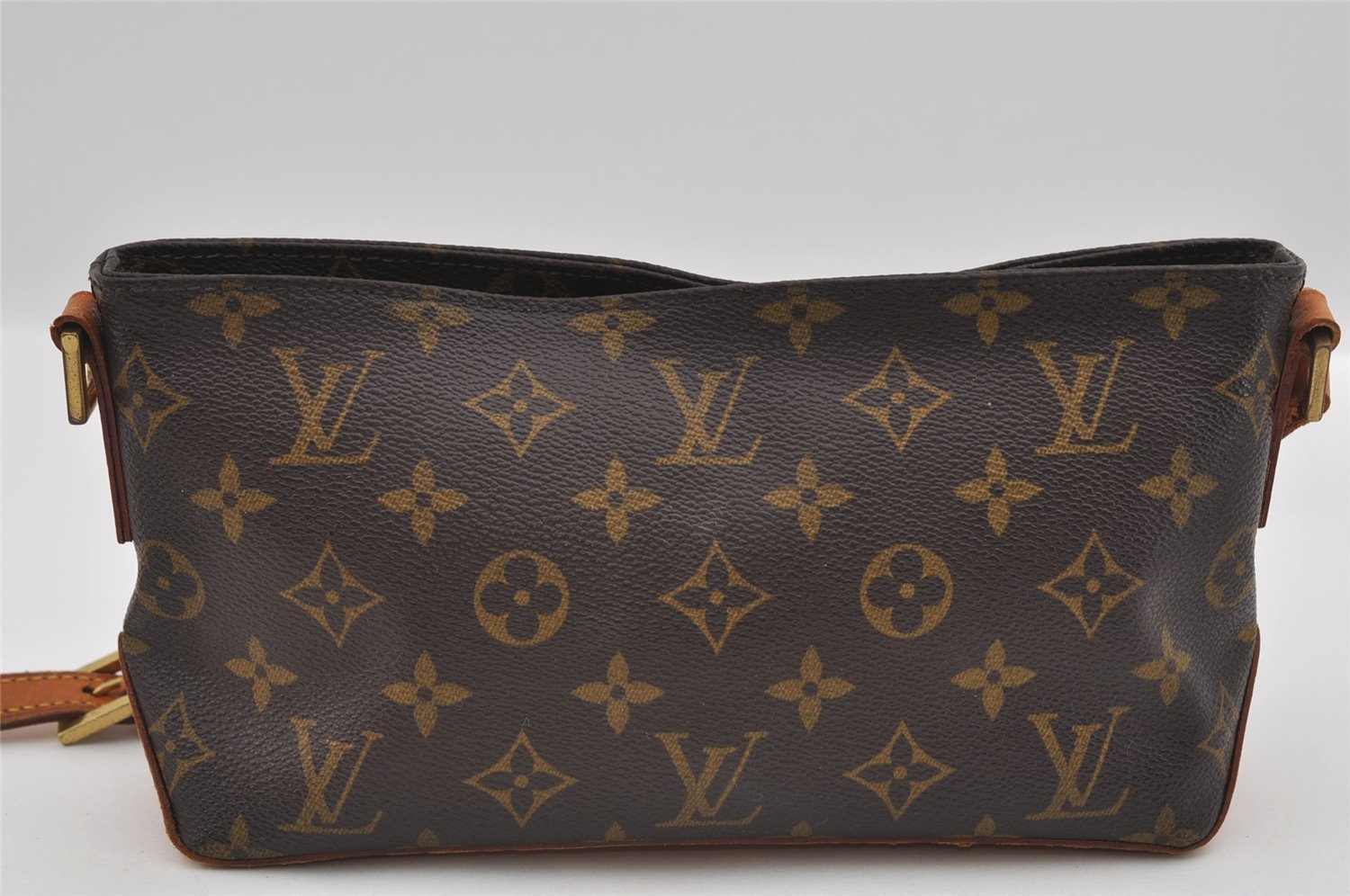 Authentic Louis Vuitton Monogram Trotteur Shoulder Cross Bag M51240 Junk 1530I