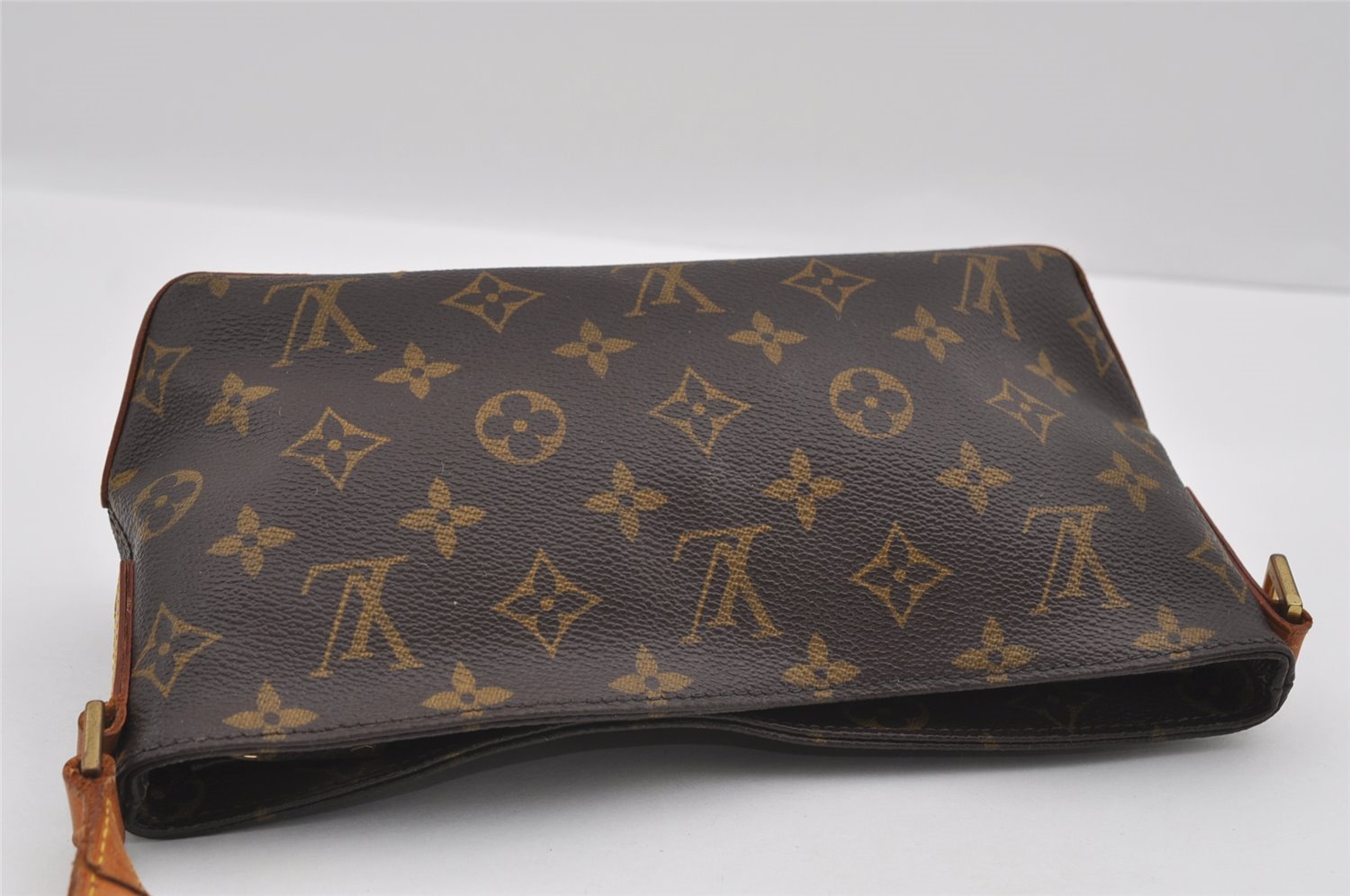 Authentic Louis Vuitton Monogram Trotteur Shoulder Cross Bag M51240 Junk 1530I