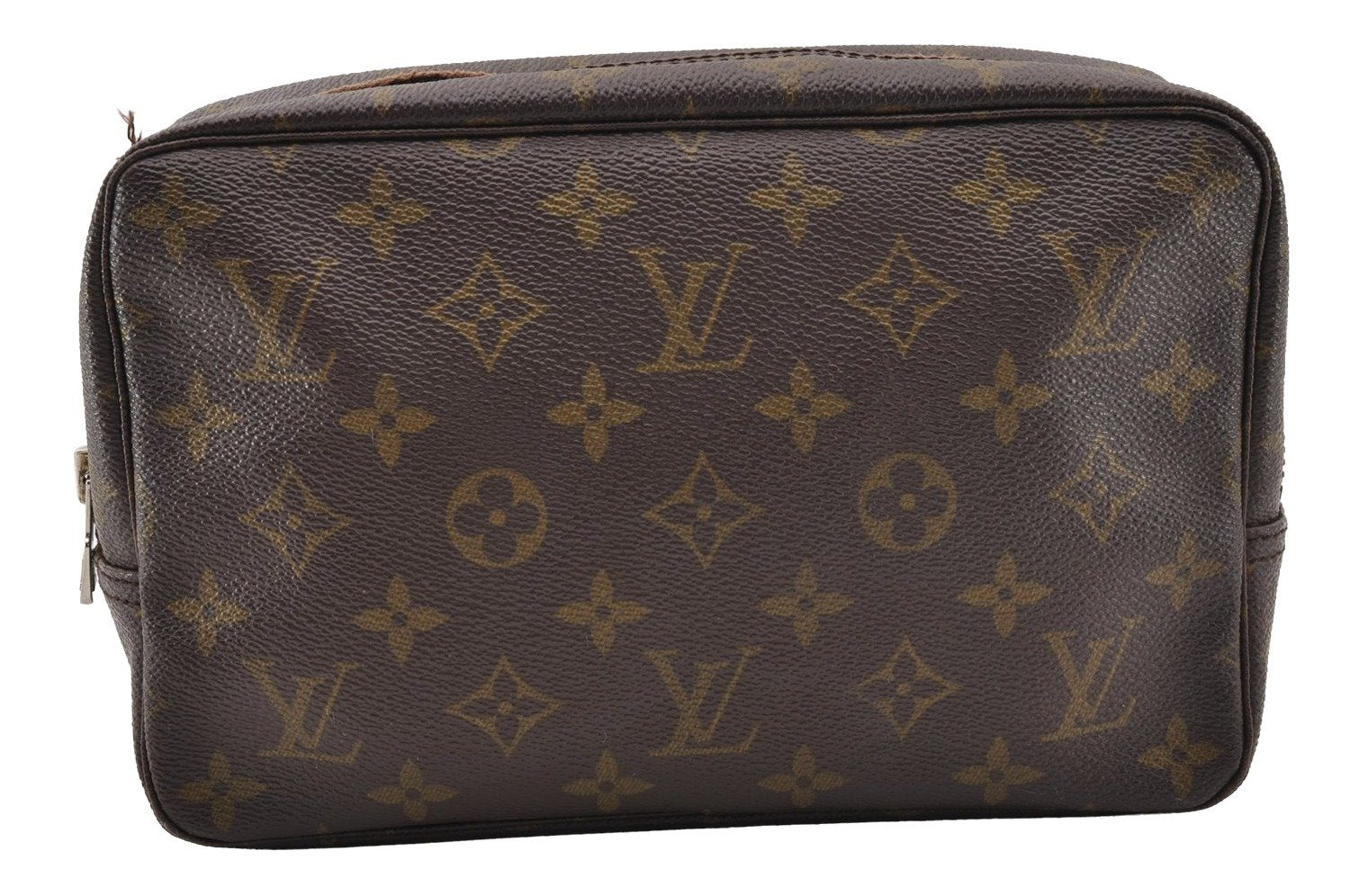 Auth Louis Vuitton Monogram Trousse Toilette 23 Clutch Bag M47524 LV Junk 1531I