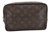 Auth Louis Vuitton Monogram Trousse Toilette 23 Clutch Bag M47524 LV Junk 1531I