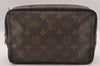 Auth Louis Vuitton Monogram Trousse Toilette 23 Clutch Bag M47524 LV Junk 1531I