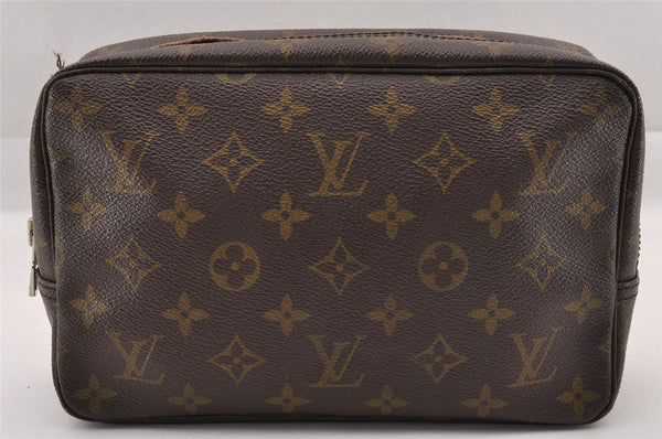Auth Louis Vuitton Monogram Trousse Toilette 23 Clutch Bag M47524 LV Junk 1531I