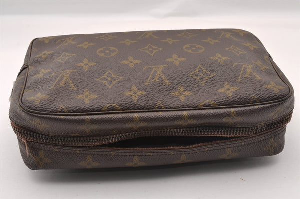 Auth Louis Vuitton Monogram Trousse Toilette 23 Clutch Bag M47524 LV Junk 1531I