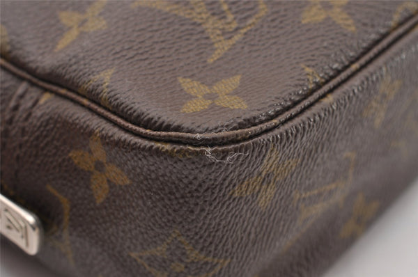 Auth Louis Vuitton Monogram Trousse Toilette 23 Clutch Bag M47524 LV Junk 1531I