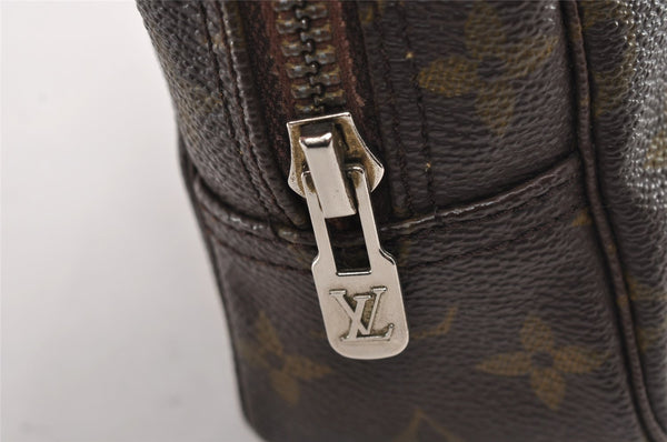 Auth Louis Vuitton Monogram Trousse Toilette 23 Clutch Bag M47524 LV Junk 1531I