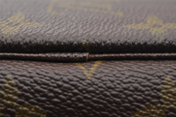 Auth Louis Vuitton Monogram Trousse Toilette 23 Clutch Bag M47524 LV Junk 1531I