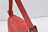 Authentic FENDI Mamma Baguette Shoulder Hand Bag Purse Leather Red 1532D